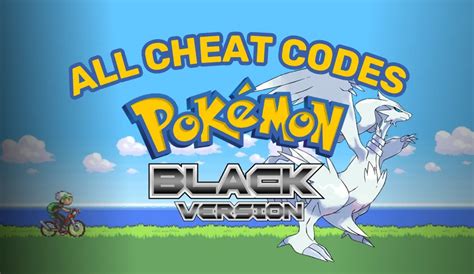 pokemon black rom action replay codes|pokemon black emulator cheat codes.